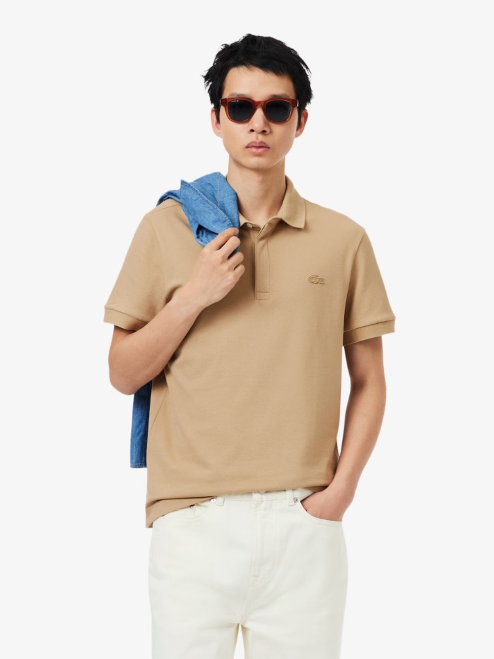 Lacoste Men's Regular Fit Paris Stretch Piqué Polo